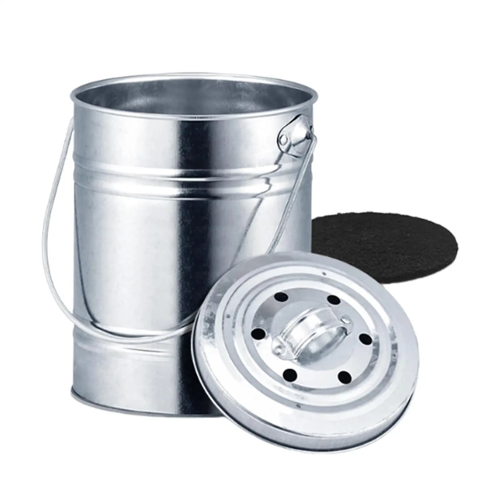 Indoor Compost Bin Compost Bucket Portable Easy to Clean 3L Capacity Odorless