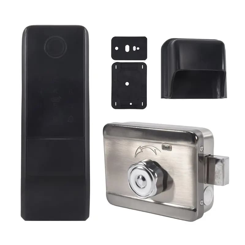 Serratura Elettronica Intelligente Y22A Impermeabile con WiFi Tuya, Password Digitale e Doppia Impronta Digitale per Cancelli in Ferro Esterni