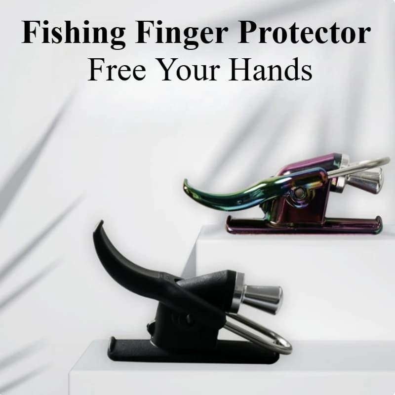 Protezione per Dita per Canna da Pesca, Clip Anti-Graffio per Protezione Mani, Accessori per Pesca all'Aperto, Surf e Casting