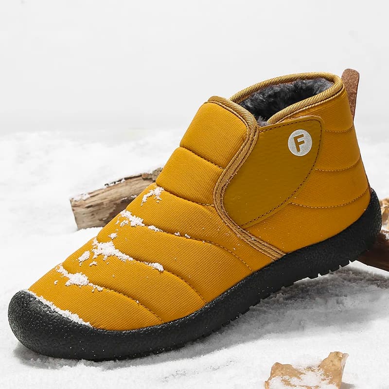 Vendita calda stivali invernali da uomo stivali da neve impermeabili stivaletti da donna scarpe da trekking in pelliccia calda scarpe da esterno in cotone da uomo taglie forti 48