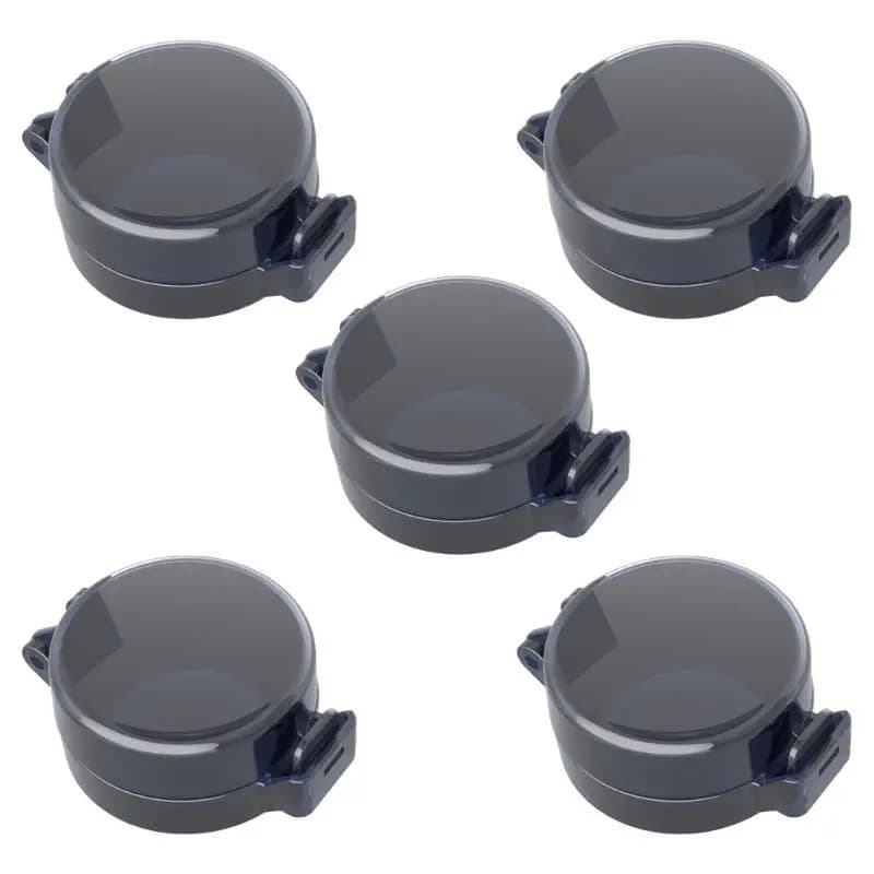 U13F 5PCS Catenacci Coperchio della serratura Protezione sicurezza a prova bambino Adesivo trasparente Design adatto alla
