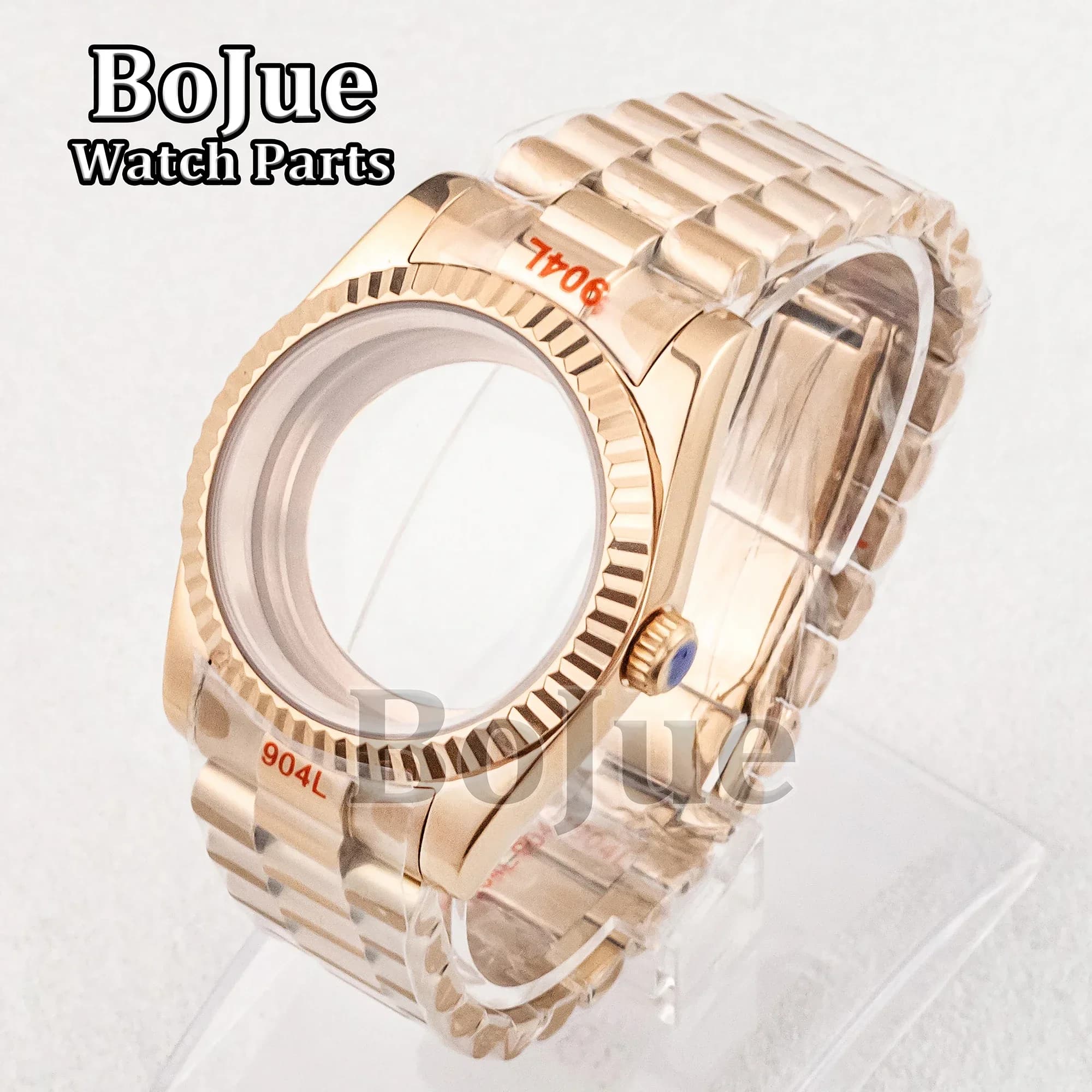 Rose Gold Case 36mm/39mm NH35 with Sapphire Glass, President Bracelet and Datejust Accessories, Movements NH35/ NH