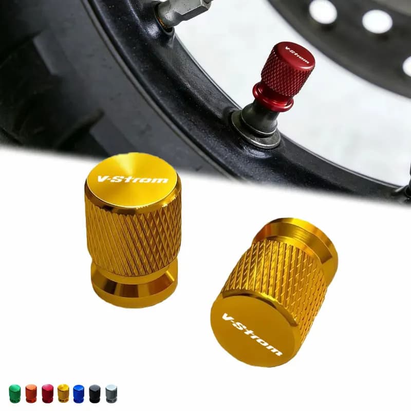 Nuovi Accessori Moto: Tappi Valvola Pneumatici per Suzuki V-Strom 650, V-Strom 650 1000/XT, DL650 1000, V-Strom 250