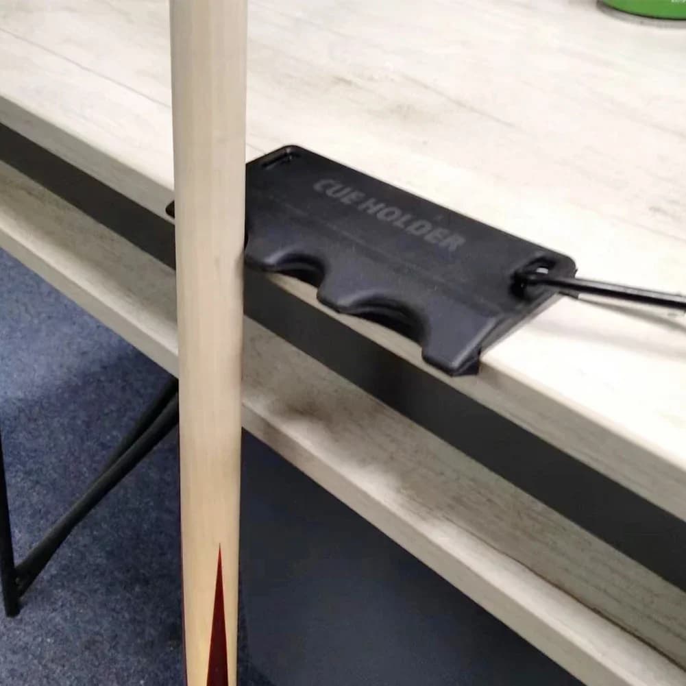 Il supporto per stecca contiene 3 stecche Supporto in gomma Stecche da biliardo Carom Stecca da biliardo Stecca da biliardo Supporto portatile Accessori da biliardo