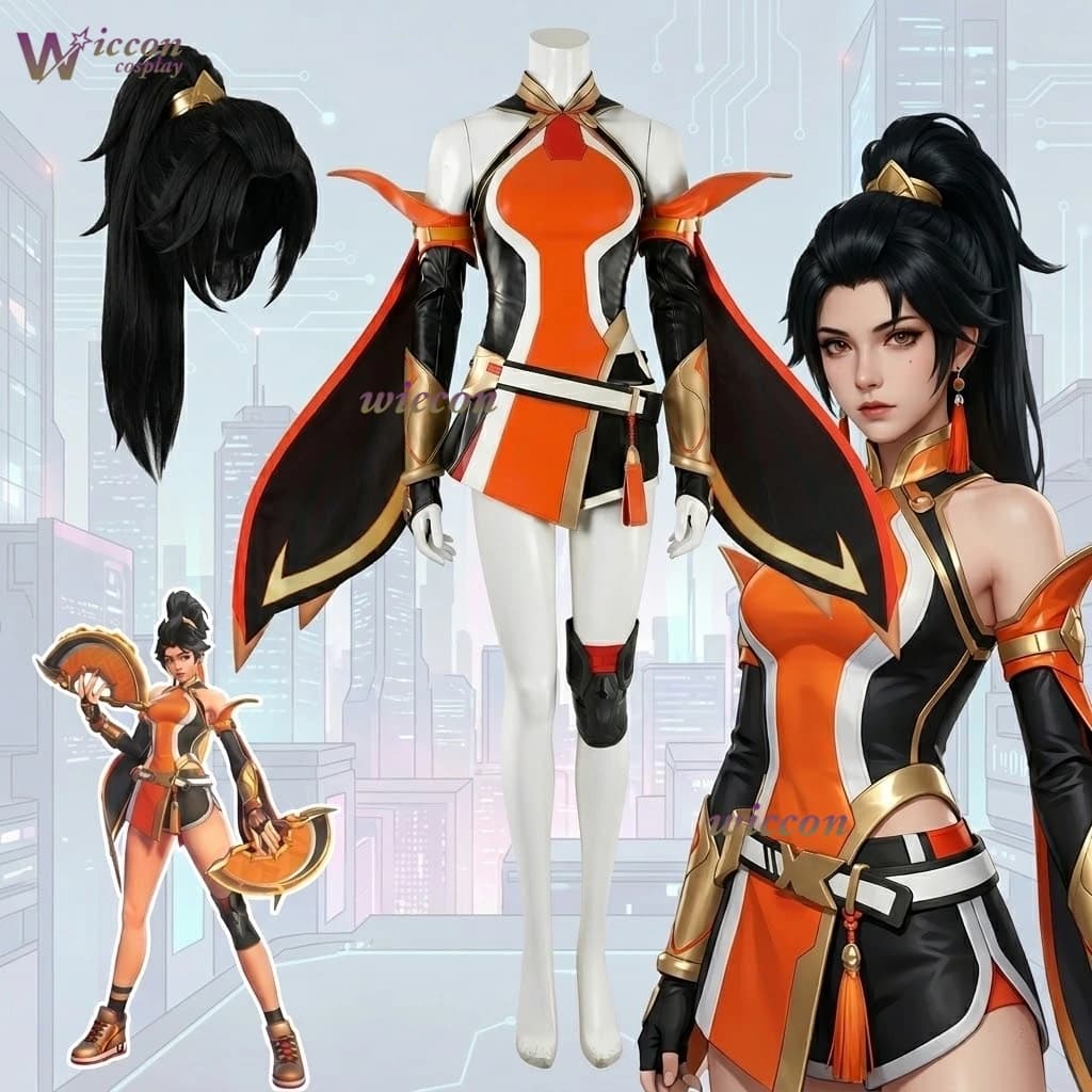 KospLAY Store Overwatch Ana Original Skin Cosplay Costume Female Game Halloween Cosplays Dress Custom size made Woman Outfit