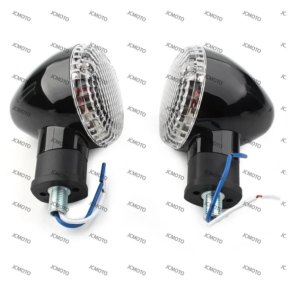 Per Yamaha Bolt XVS950 2014 2015 2016 2017 2018 1 Coppia Moto Indicatore di direzione Lampada Ambra Indicatore Lampeggiante con Copertura Trasparente