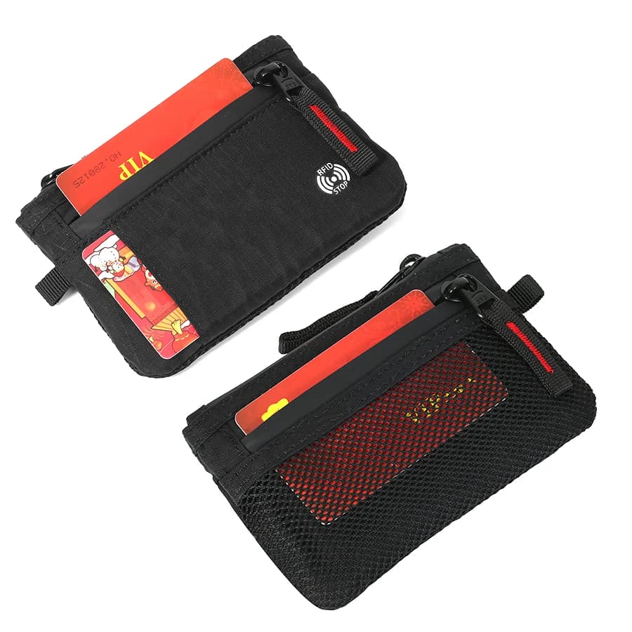 Nuovo portafoglio idrorepellente per esterni Porta carte Rfid da uomo Pochette per adolescenti Borsa per accessori tattici maschili con zaino da viaggio