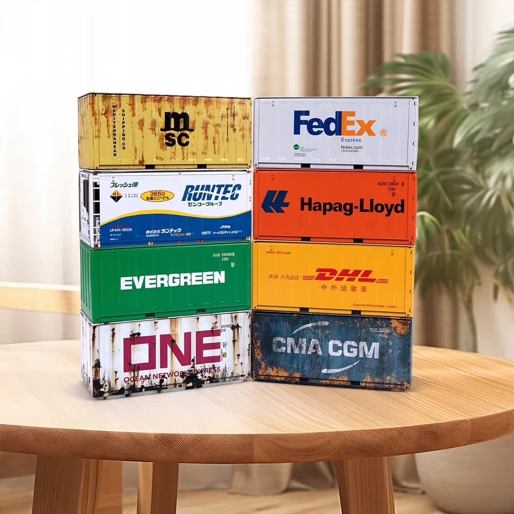 Mini Box Creative Storage Iron Organizer Table Organizer Small Object Storage Box Children's Gift Box Miniature Decoration