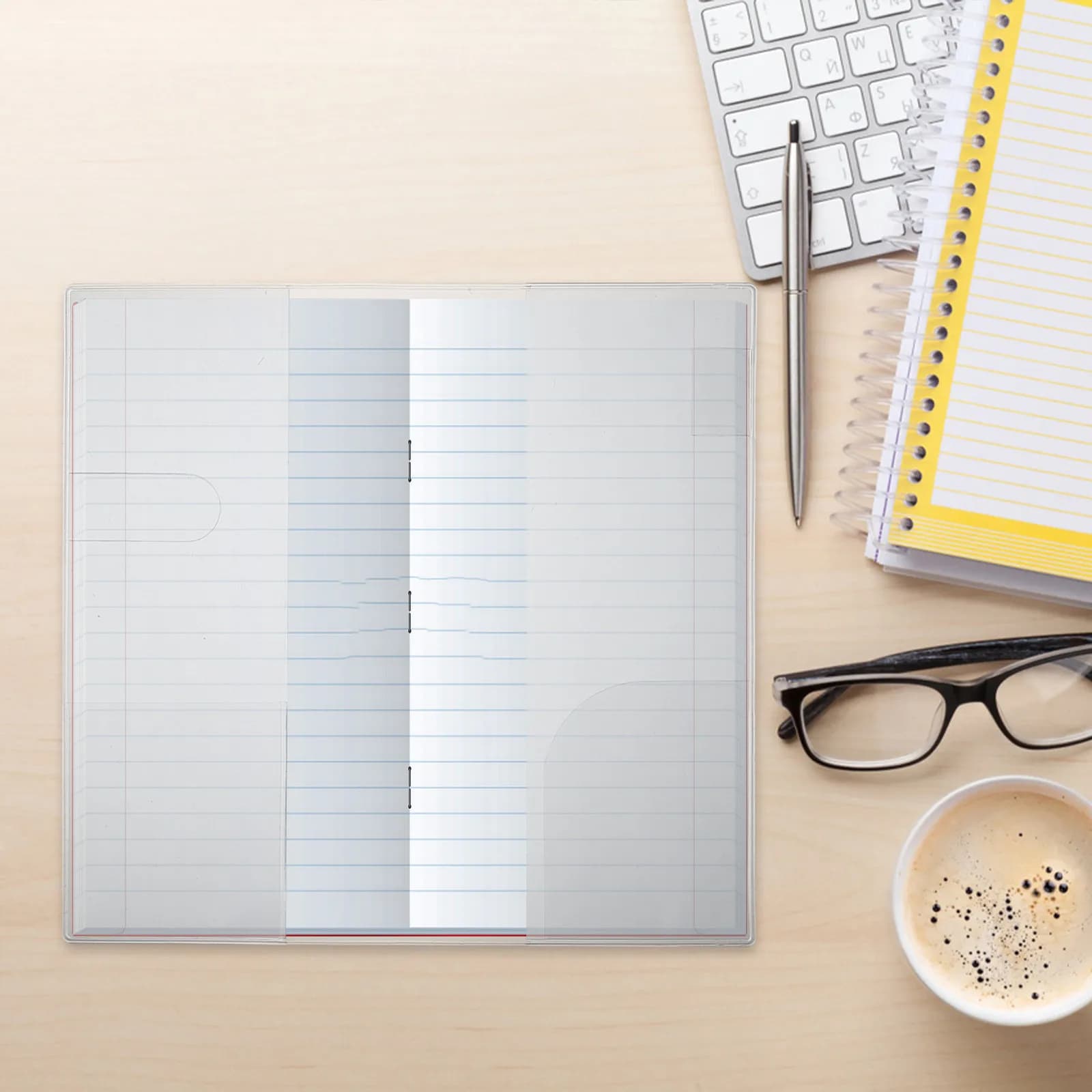 Copertina per Libri in PVC con Finitura Opaca, Resistente all'Usura, Protezione per Quaderni con Copertina Rigida, Agende, Libri di Testo