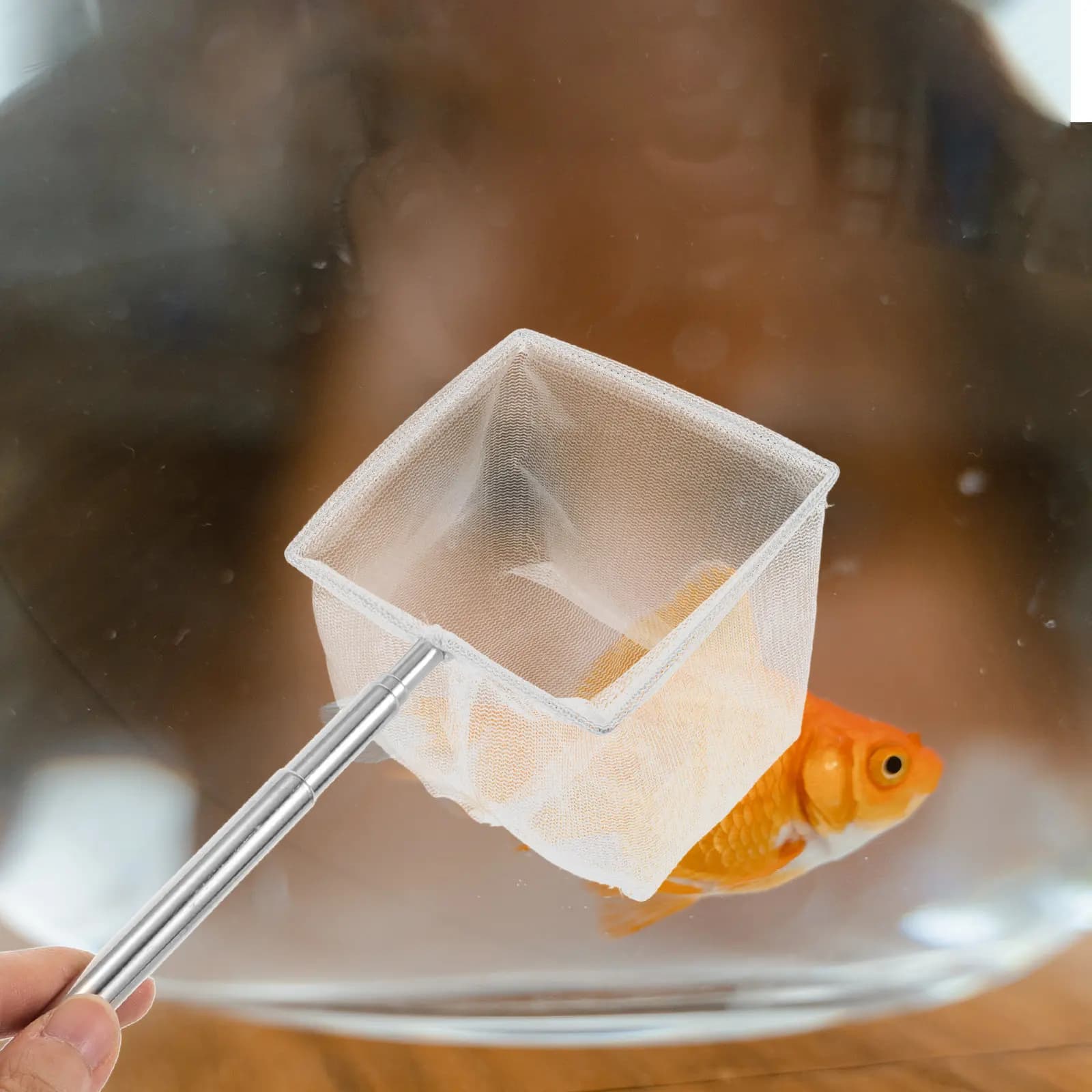 Rete da Pesca Telescopica in Acciaio Inossidabile, Rete di Recupero Estensibile Portatile per Pesca in Acqua Dolce e Salata, Gite in Barca, Laghetti 15.7