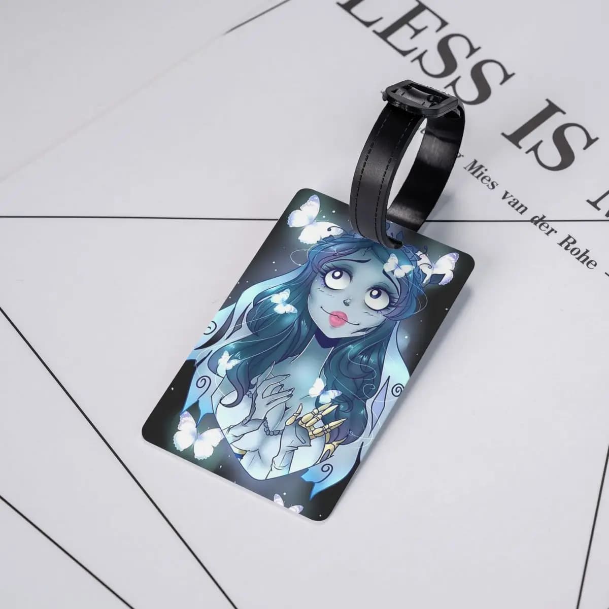 Etichette per Bagagli a Tema Halloween: Film, Ghost Bride, Fantasma, Tim Burton - Accessori per Valigie, Etichette Identificative per Bagagli da Viaggio