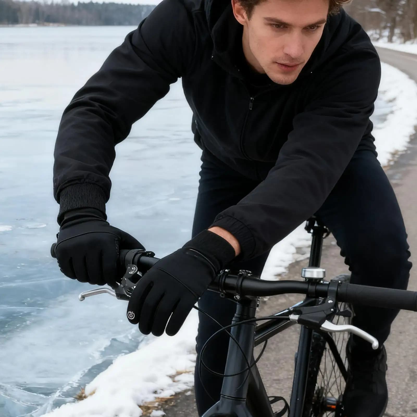 Guanti Riscaldati USB con Touch Screen, Impermeabili, Elettrici, Unisex, Termici per Pesca e Moto all'Aperto