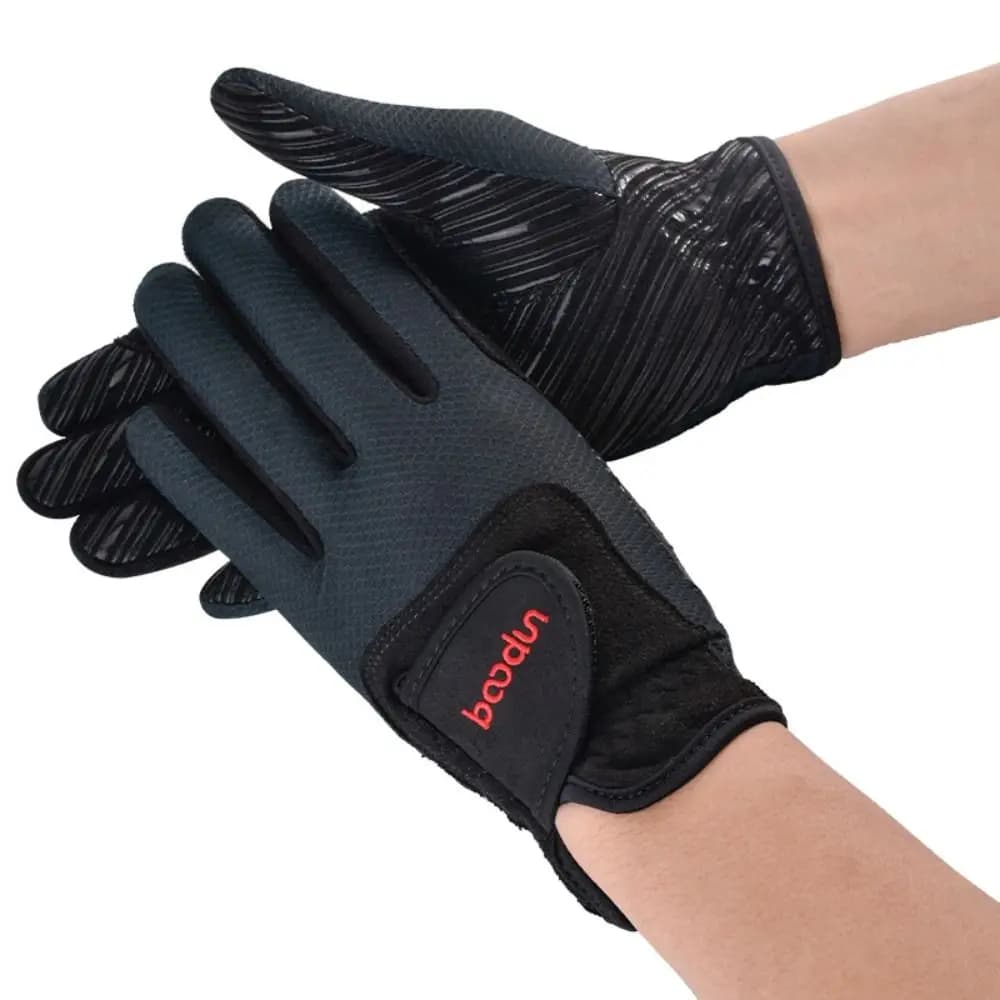 Suede Horse Riding Gloves Wear Resistant Lightweight Equestrian Gloves Comfortable Anti-slip Sports Riding Gloves
