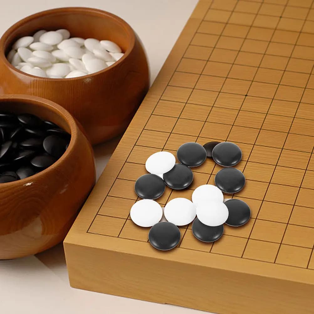 Set di 360 Pezzi per Gioco Go in Resina di Lunga Durata, Accessori per Giochi da Tavolo per Casa e Scuola, Set di Scacchi Unico con Borsa