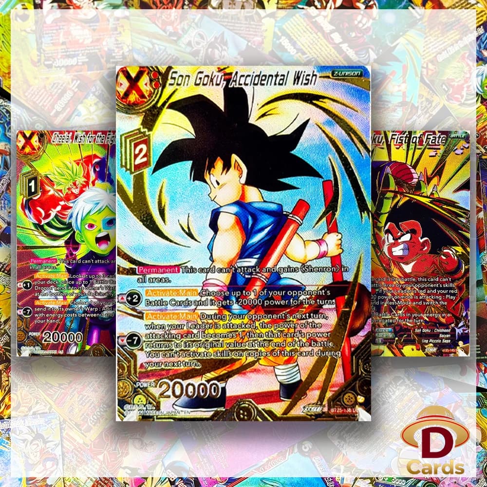 Carte Collezionabili Dragon Ball Super Replica di Alta Qualità con Texture Foil, Carte Rare DBR Dragon Ball per Gioco Anime