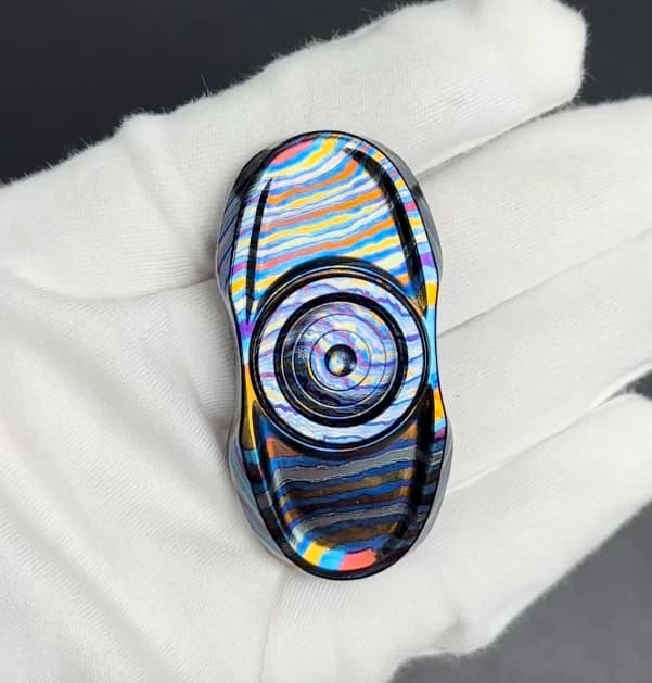 Giocattolo di decompressione fidget spinner zircuti EDC Jianfeng GAMER2.0 usato