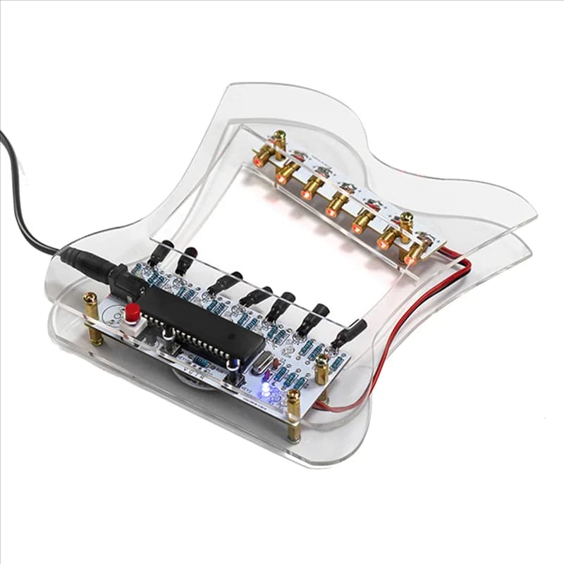 Quality DIY Electronic Kit Bluetooth Speaker Music Spectrum Soldering Practice LED Flash Display Soldering Project Practice DIYA