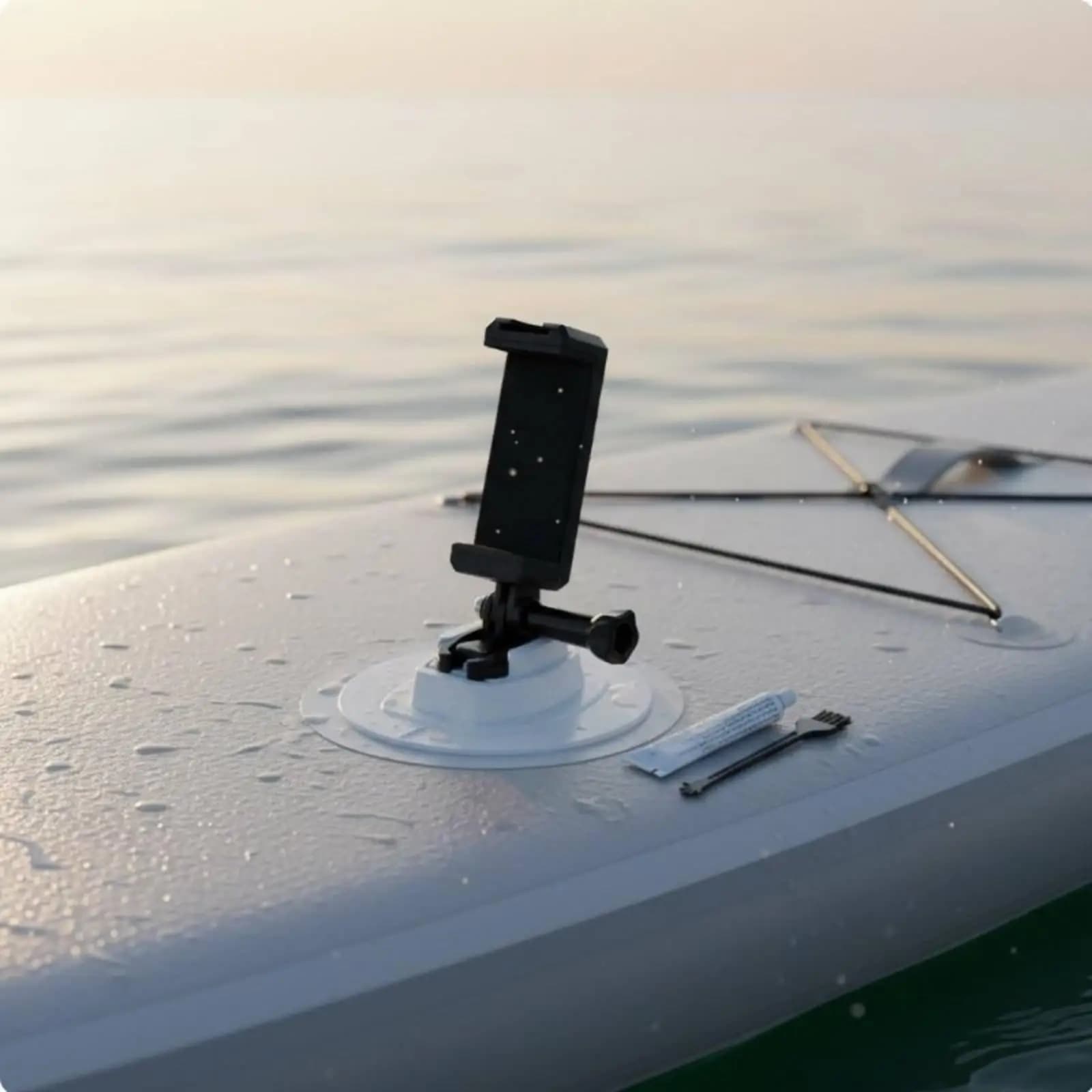 Inflatable Paddleboard Mobile Phone Holder Action Camera Mount Secure D Ring Water Adventure Accessories