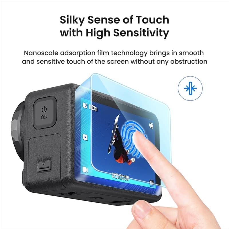 T82C Vendita Calda-Amagisn Pellicola Della Protezione Dello Schermo Della Macchina Fotografica Per DJI Omso Action 5 Pro Protezione Dell'obiettivo Per DJI Osmo Action 5 Pro Temperato