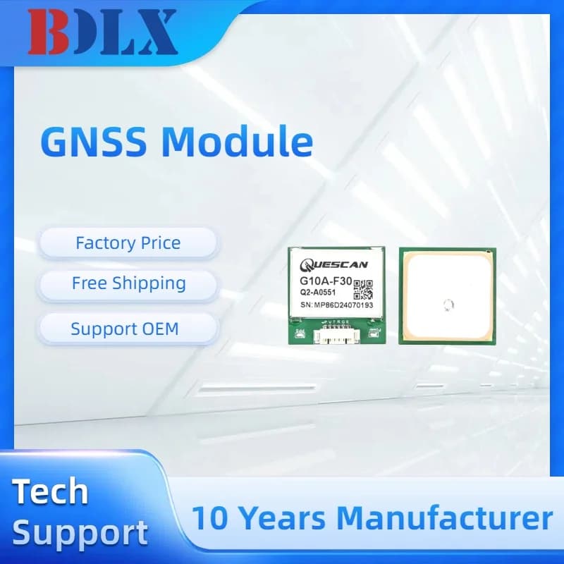 GPS module 1-25Hz G10A-F30 GNSS UBX M10 receiver for FPV Betaflight GPS instruments Galileo BeiDou GLONASS QZSS SBAS