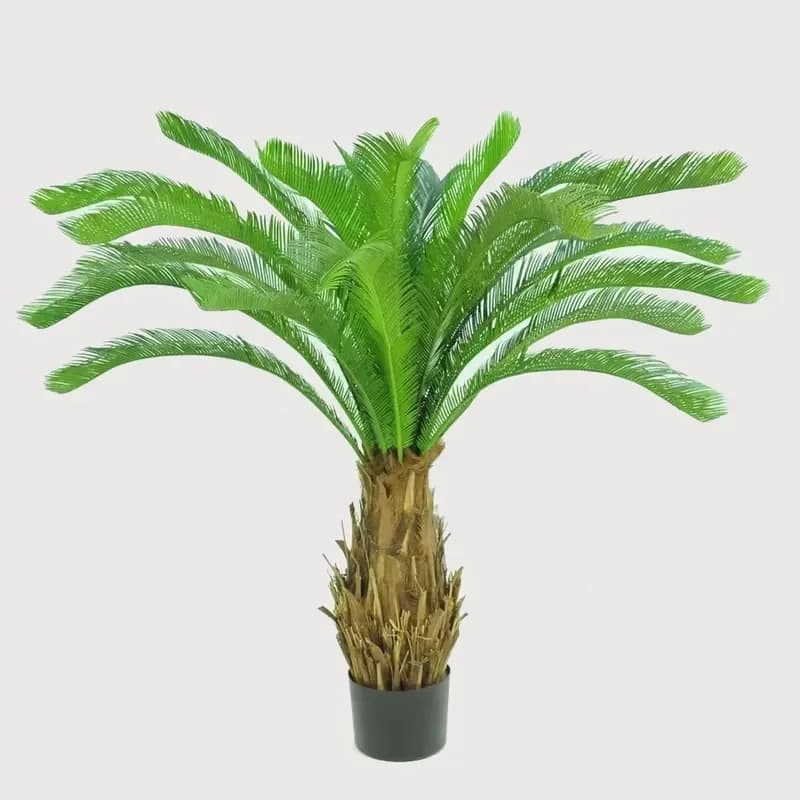 Big Artificial Plants CycadsTree for Outdoor Indoor Landscape Decoration Large Faux Palm Leaf