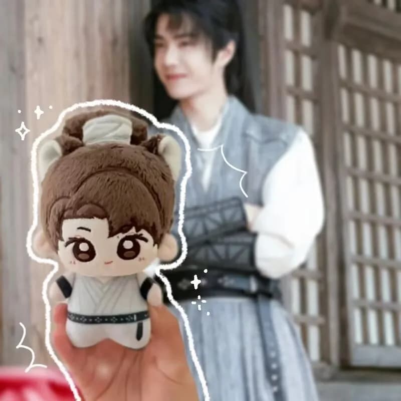 【Cantaggio della quantità restante】 Attributo Youfei 'Wang Yibo Xie Yun' piccola bambola da collezione in cotone da 10 cm con pancake primaverile