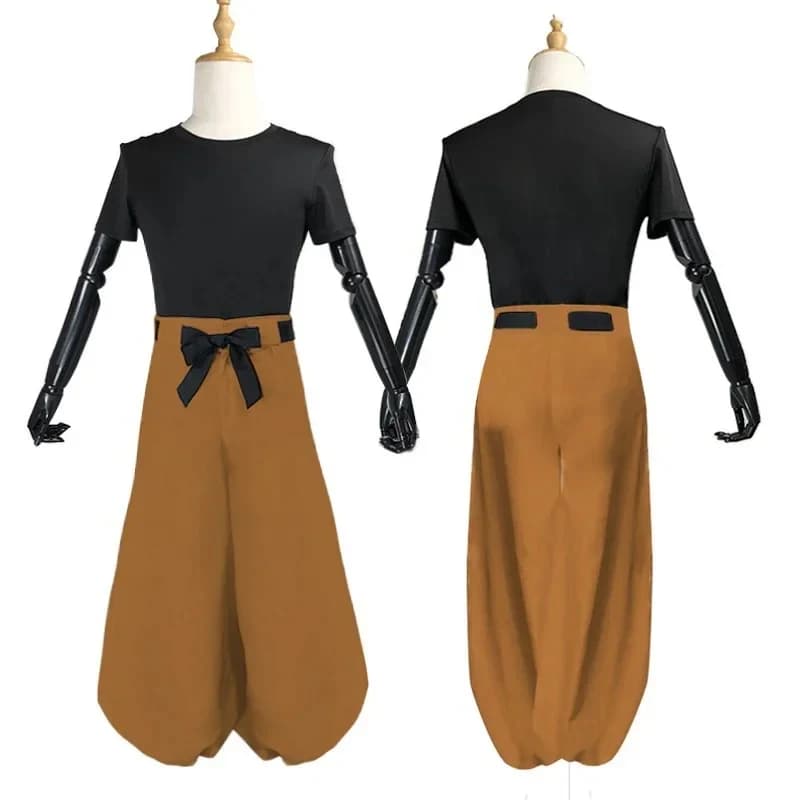 2026 Anime Jujutsu Kaisen Fushiguro Toji Cosplay costume Uniform Set Man Top Pants Suit DLHTK