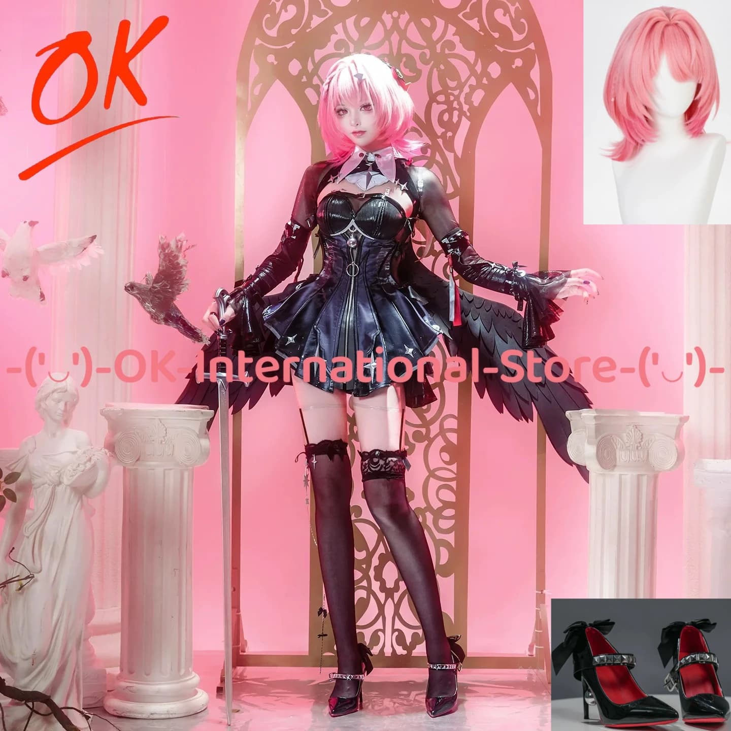 Zenless Zone Zero Remielle Dan Cosplay Costume ZZZ Ramiel Void Hunter Game Dress Outfit Halloween Carnival Party Uniform Suit