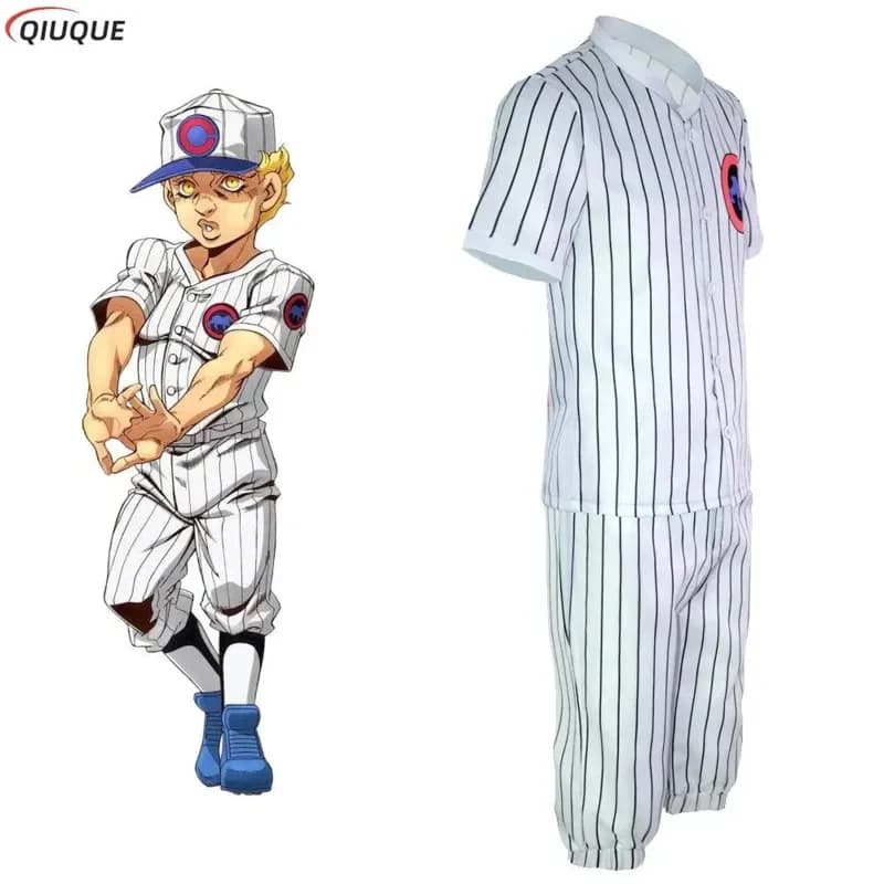 CyMvcos Stone Ocean Emporio Alnino Costume Cosplay Abiti unisex Costume da carnevale di Halloween Mv956