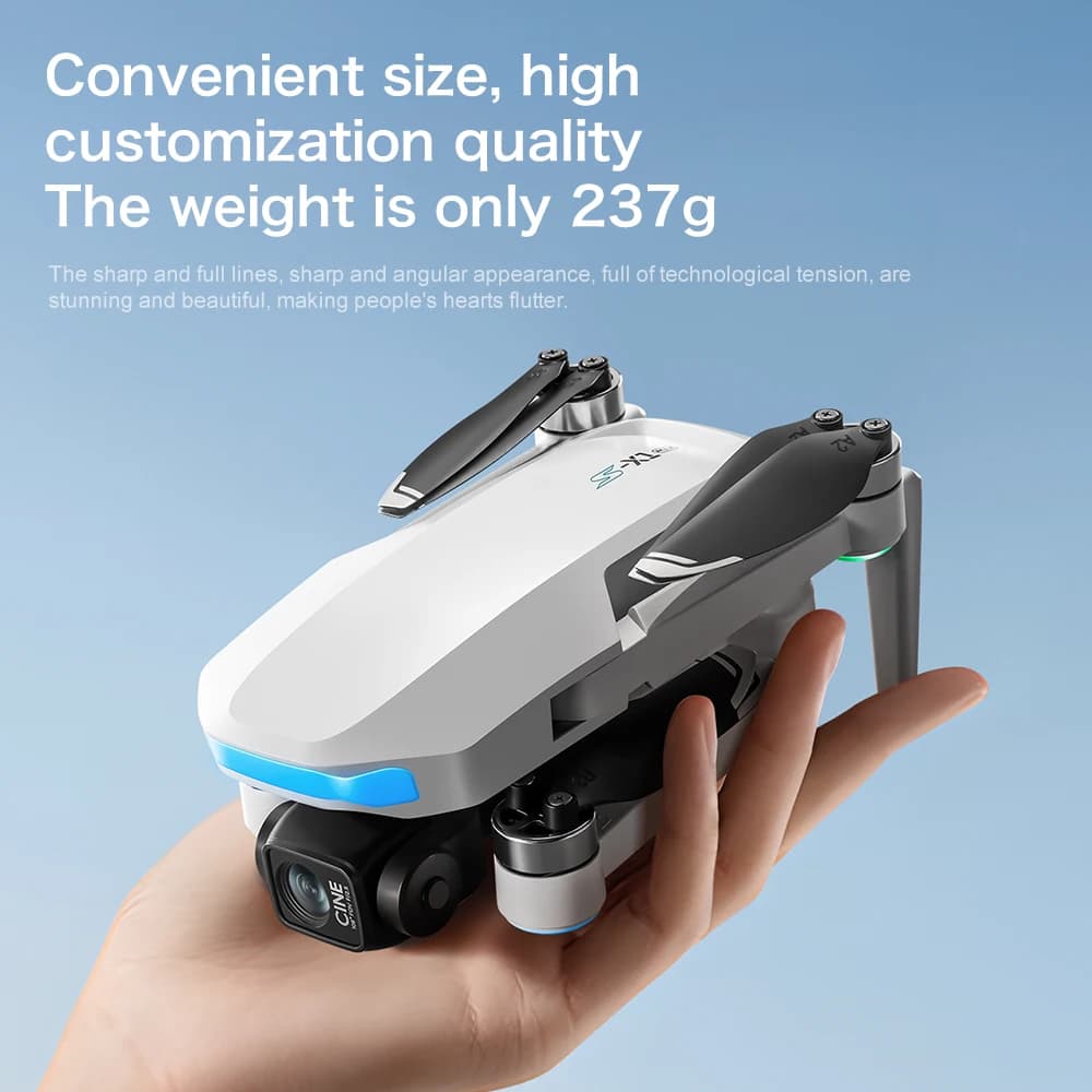 2025 GPS derone RC Drone 4K Professinal con telecamera HD grandangolare 1080P Elicottero pieghevole WIFI FPV Altezza di tenuta