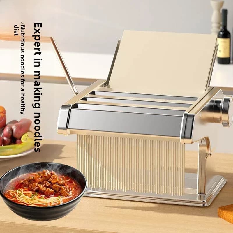 Macchina per Pasta Manuale Portatile, Piccola Macchina Multifunzione per Pasta e Sfoglie per Ravioli, Utensile da Cucina per Uso Domestico, Stile Giapponese