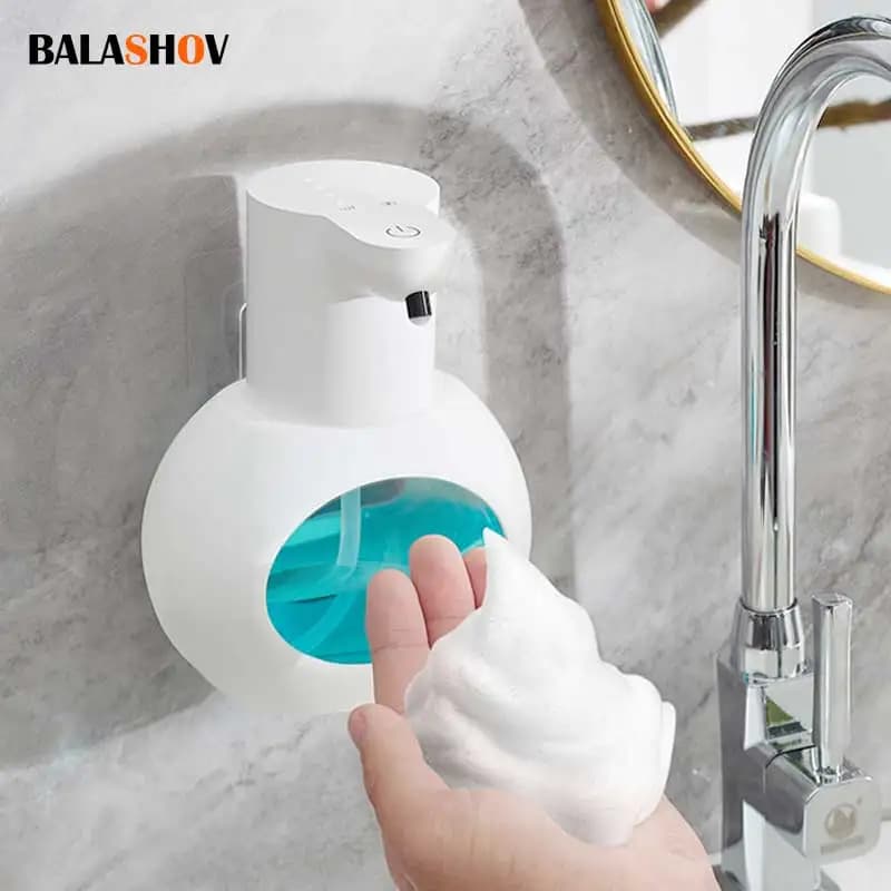 Dispenser di sapone intelligente 400ml sensore di movimento Touchless dispositivo per il lavaggio delle mani ricarica USB Dispenser di sapone liquido a parete