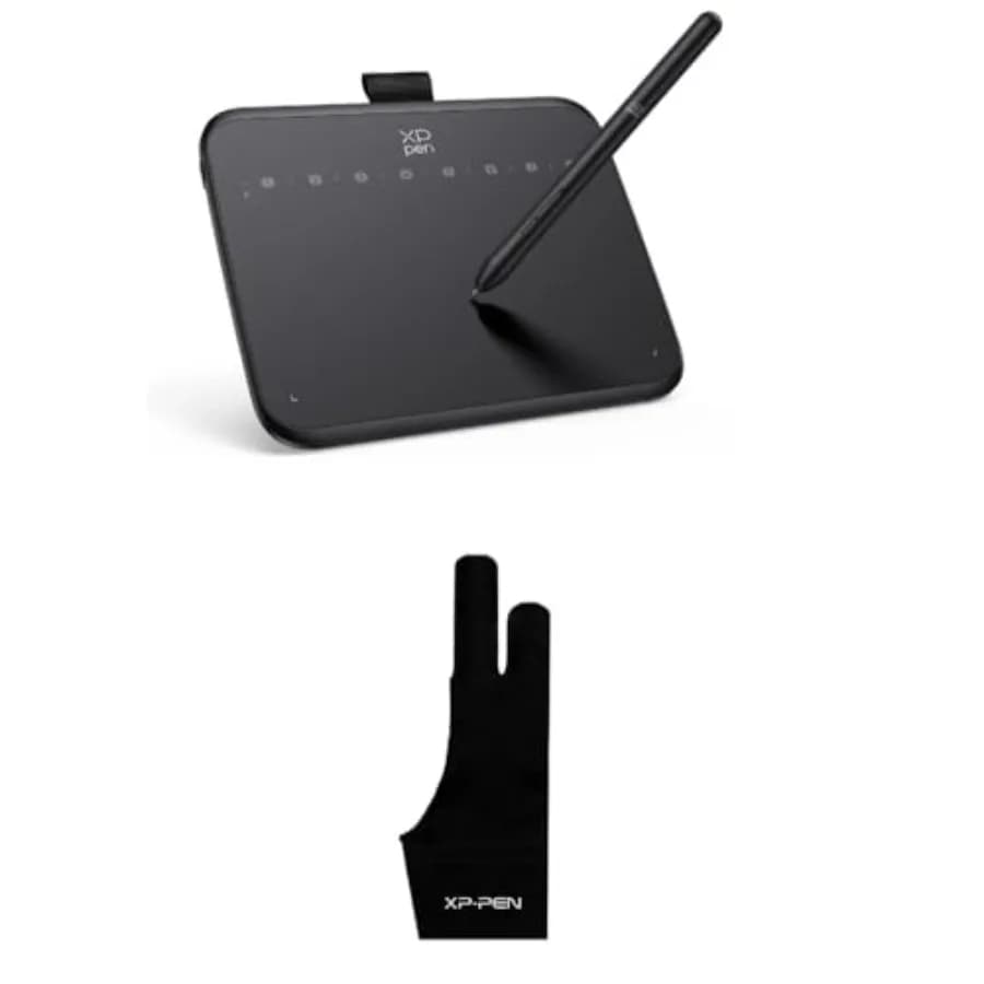 Tavoletta Grafica Deco 640 con 16384 Livelli di Pressione, Stilo Senza Batteria, 6 * 4 Pollici, Tavoletta da Disegno OSU, Tablet Grafico
