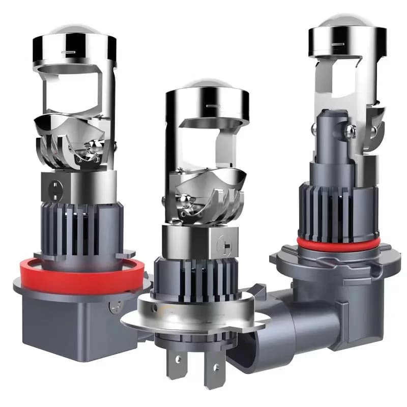 Nuovo Obiettivo 120W H7 H11 9005 HB4 Bi Proiettore Led 1:1 Canbus Plug and Play Mini Lente Auto Faro Turbo Lampada Proiettore Automotive