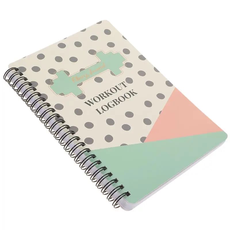 Quaderno per la pianificazione del Fitness quaderno per esercizi diario di allenamento decorativo Agenda per il Fitness blocco note