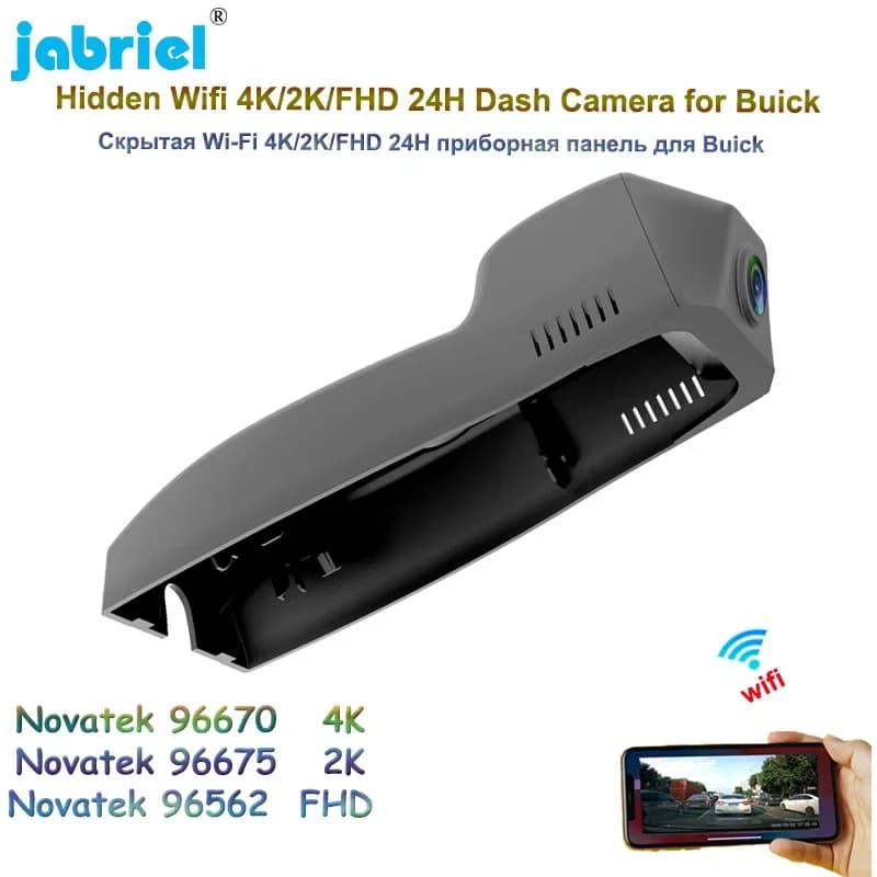 DashCam Wifi DVR per auto 4K per Buick ENVISION Deluxe Edition/Verano/Regal per Cadillac XT5 28T 25T ATS/ATSL XTS 2014 2015 2016 2017