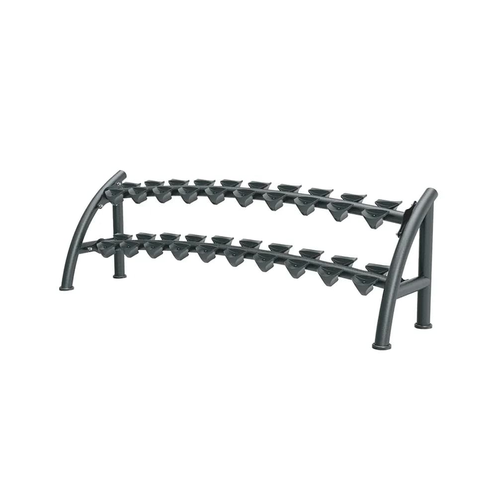 2 Tiers 5 Pairs Dumbbell Rack Home Gym Weight Storage Organizer 2026