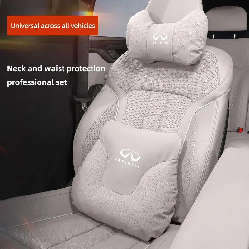 Seggiolino auto poggiatesta supporto lombare cuscino protettivo cuscino in vita per Infiniti QX55 QX50 QX60 Q50 Q70L QX30 QX80 Q60 Q70 QX70 Q30