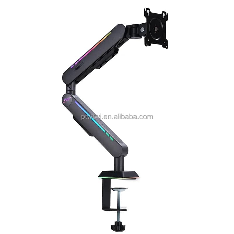 Supporto per Monitor Portatile, Stand Girevole Regolabile, Supporto da Scrivania per Monitor