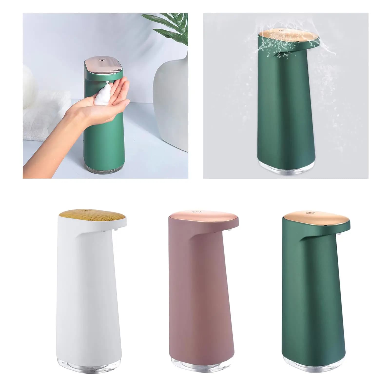 Electric Non-Touch Foam Soap Dispenser 450ml Rechargeable for Kids Hands Free