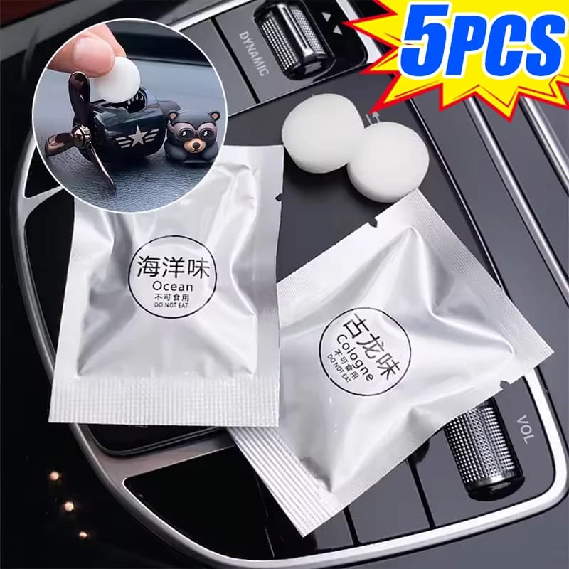 Car Deodorant Refill Disquettes Solid aromatherapy tablets Perfume fragrances for PE Perfume refill Car interior fragrance supply