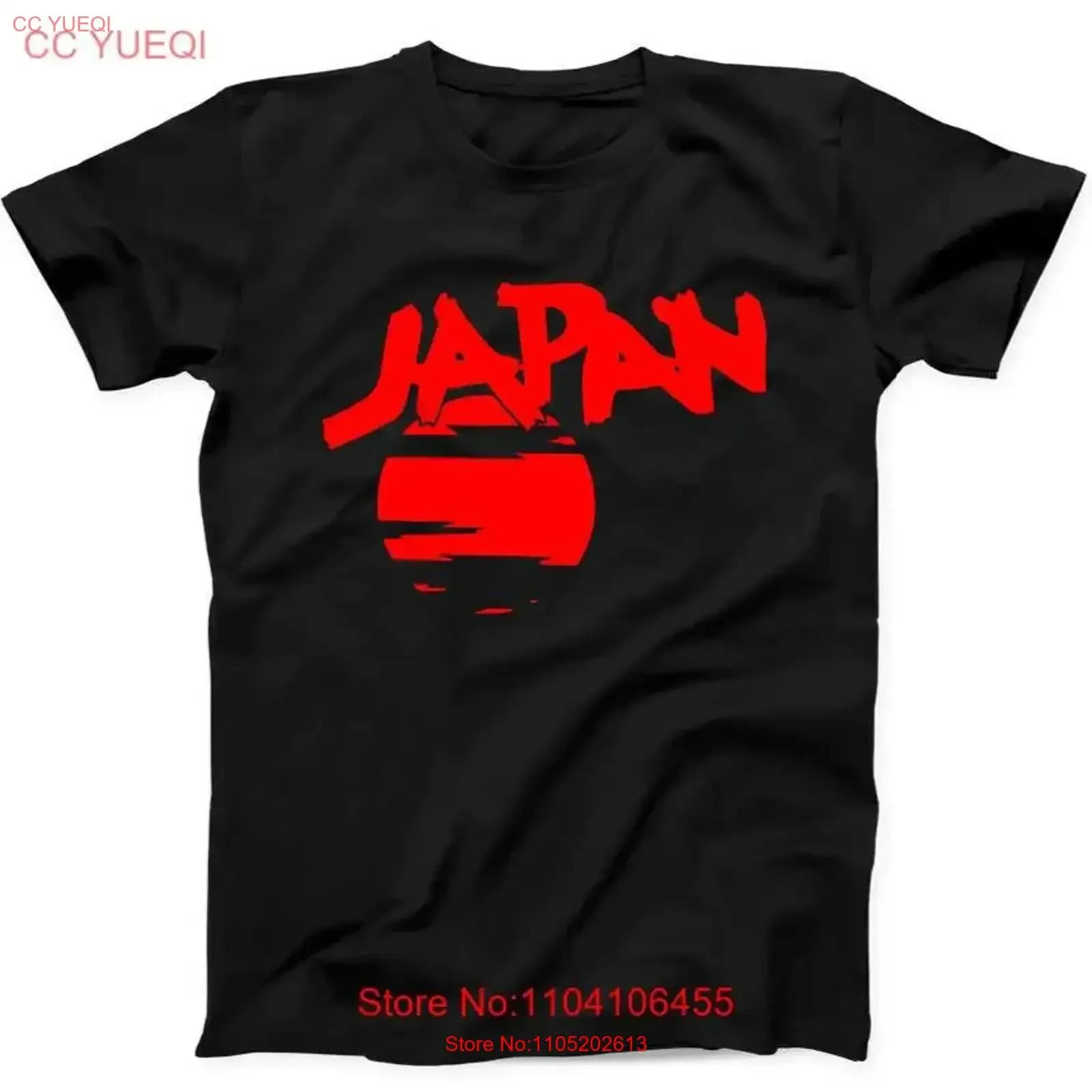 Giappone New Wave Rock Pop Sylvian Music Maglietta nera 202 vintage lavato Abiti firmati casual allungati leggermente unisex