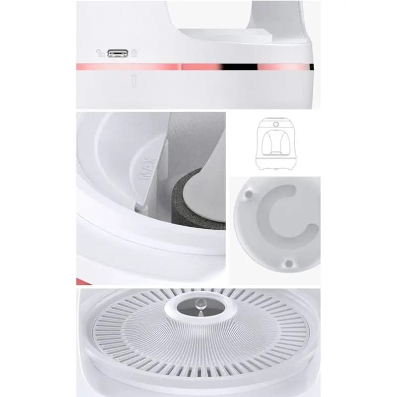 (A02R] Desktop Mute Humidifier Ultrasonic Fogger Humidifier 700Ml USB Humidifier Diffuser for Bedroom Desktop Home -A