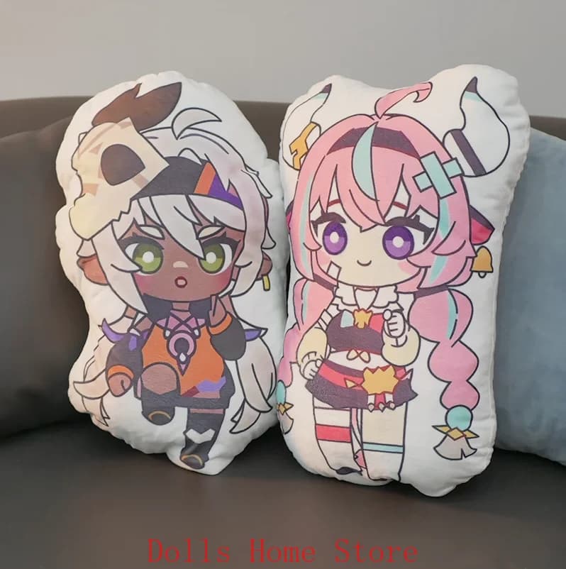 45cm Genshin Impact Varesa Iansan Anime Gam Cosplay Cartoon Maumet Stuffed Soft Throw Pillow Sofa Back Cushion Game Gift