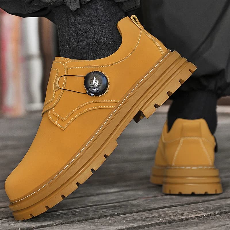 Men's Hiking Boots Quick Lace Outdoor Trekking Plus Size Comfortable