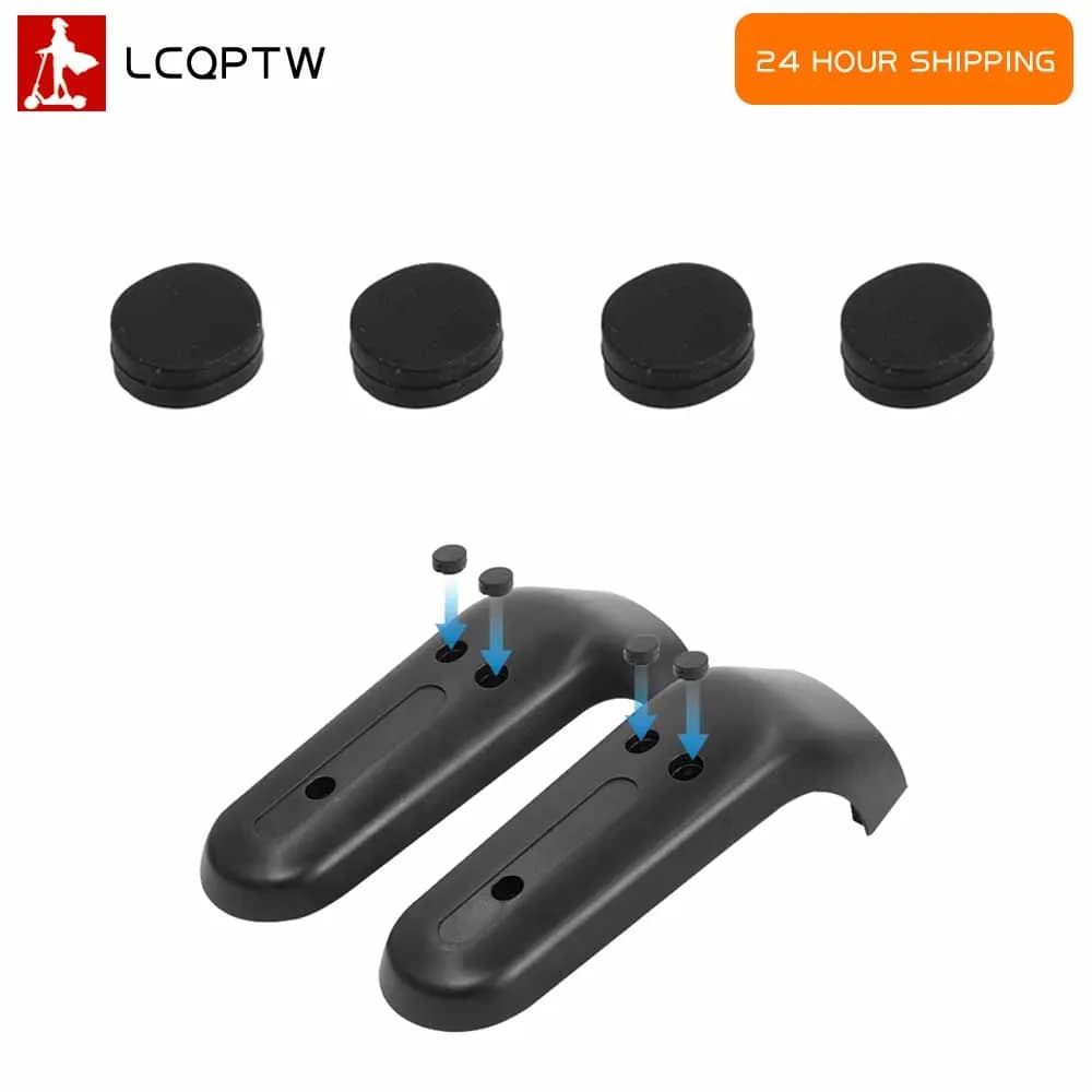 4 pz Tappo In Gomma Forcella Anteriore Parte Tappo di Protezione Tappo A Vite Copertura Ruota Anteriore Trim Copertura Per Ninebot Max G30G30D Scooter Elettrico