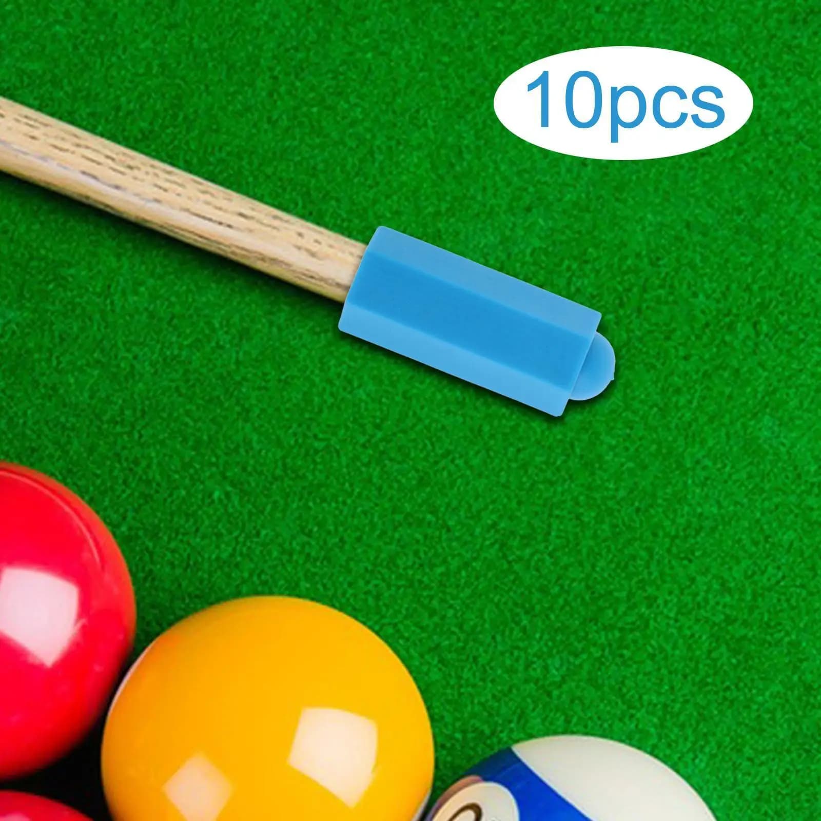 Billiards Cue Bottom Covers Snooker Rods Protector Slip-on Tip Cap for Cue Stick Billiard Activity