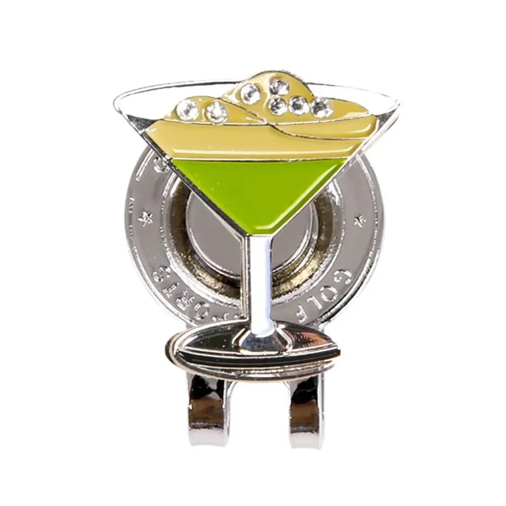 Indicatore di posizione della palla Indicatore della palla Clip per cappello da golf Indicatore in metallo rimovibile Marchio da golf Clip per cappello magnetico unico in lega Regalo per ragazzi