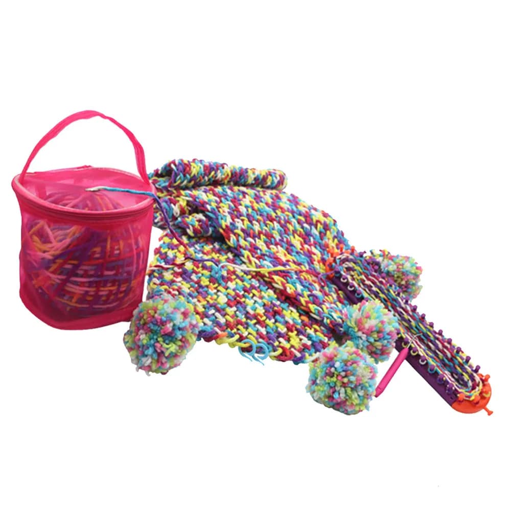 1Pcs Yarn Storage Bag Mesh Knitting Pouch Size S Heavy Duty Nylon Sweater Needle Organizer Crochet Hook Holder Foldable