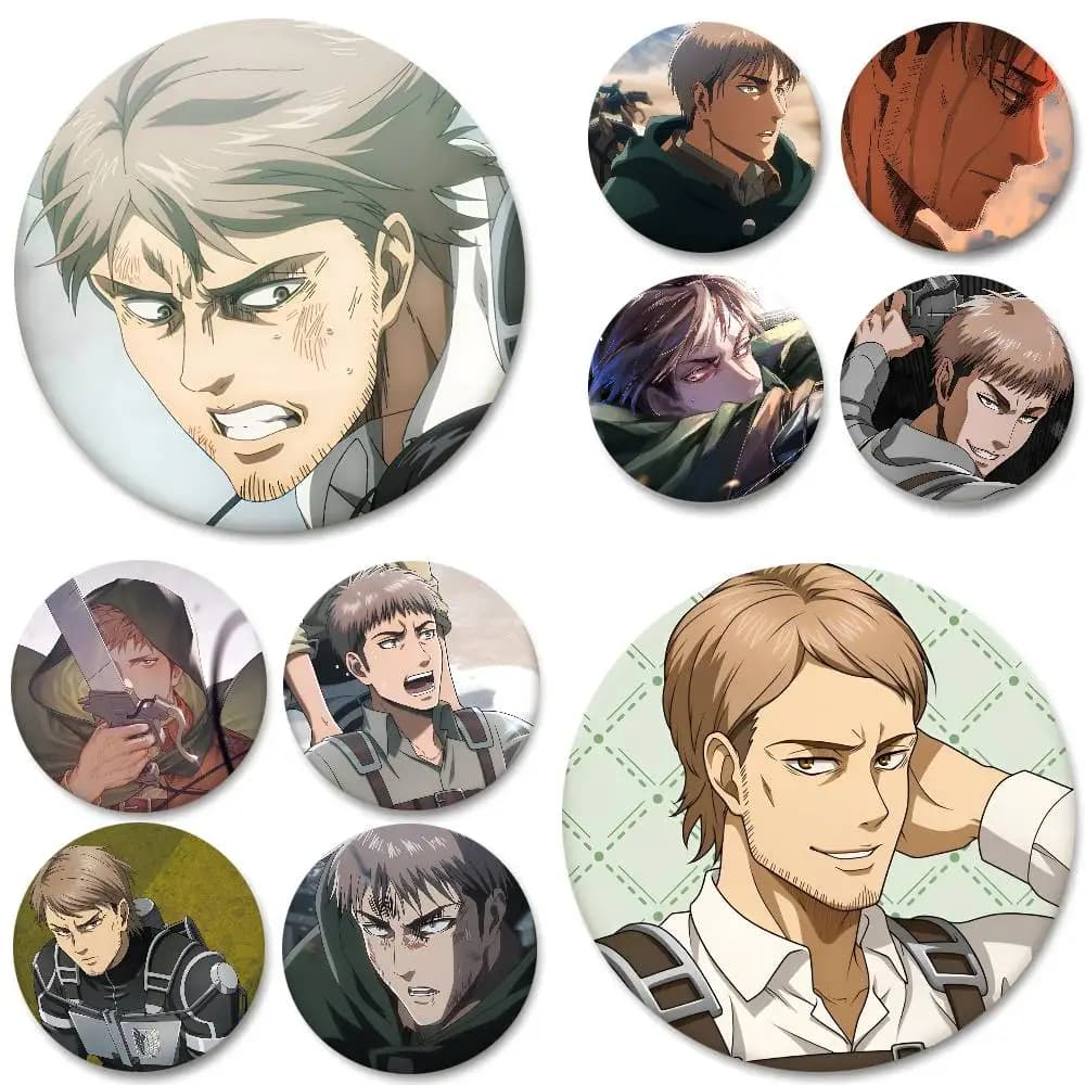 Anime Characters Jean Kirstein Round Badges Can Be Used To Decorate Clothes And Backpack Pins